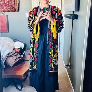 Hand embroidered Afghani jacket - mint condition